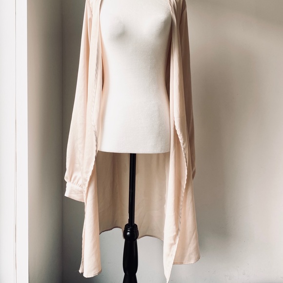 Lock & Key silky satin robe cardigan - Picture 8 of 13